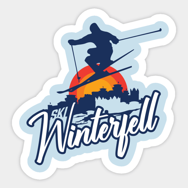 Winter Skiing Sticker by MindsparkCreative